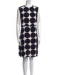 Marimekko Polka Dot Print Knee-Length Dress