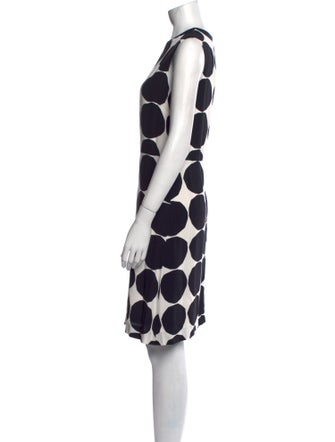 Marimekko Polka Dot Print Knee-Length Dress