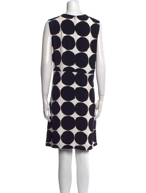 Marimekko Polka Dot Print Knee-Length Dress