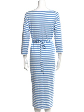 Marimekko Striped Midi Length Dress