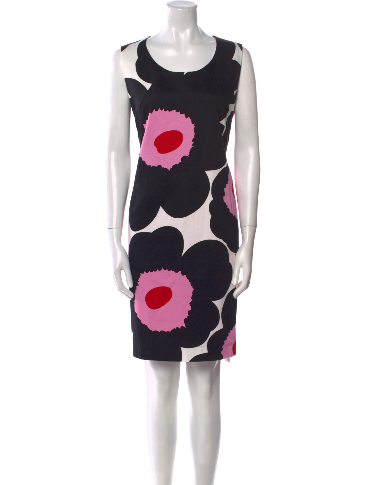Marimekko Floral Print Knee-Length Dress