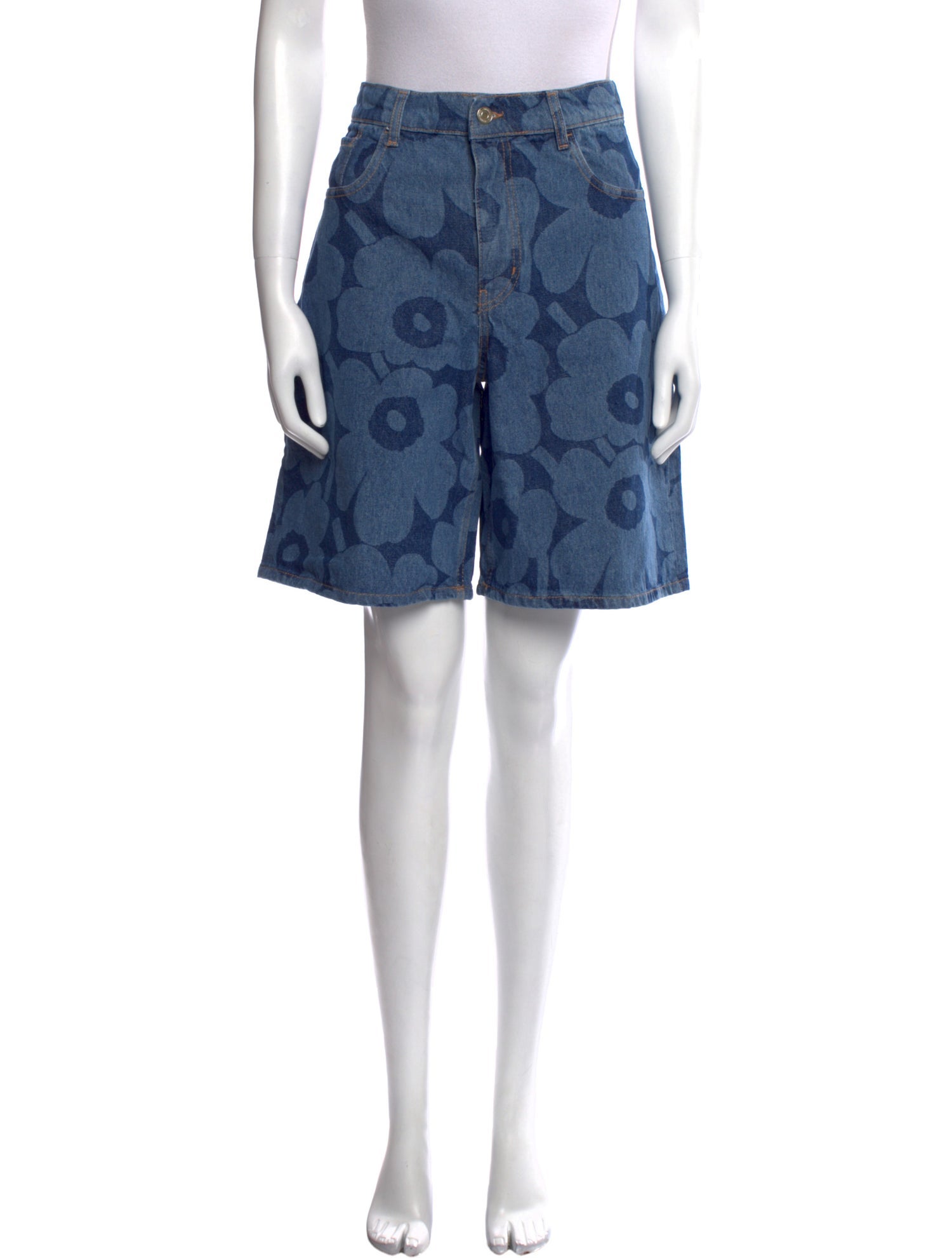 Marimekko Printed Knee-Length Shorts w/ Tags