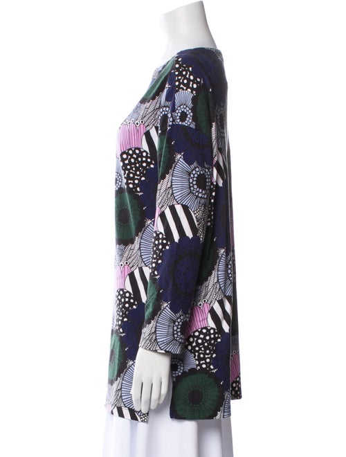 Marimekko Printed Bateau Neckline Tunic
