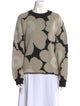Marimekko Wool Floral Print Sweater