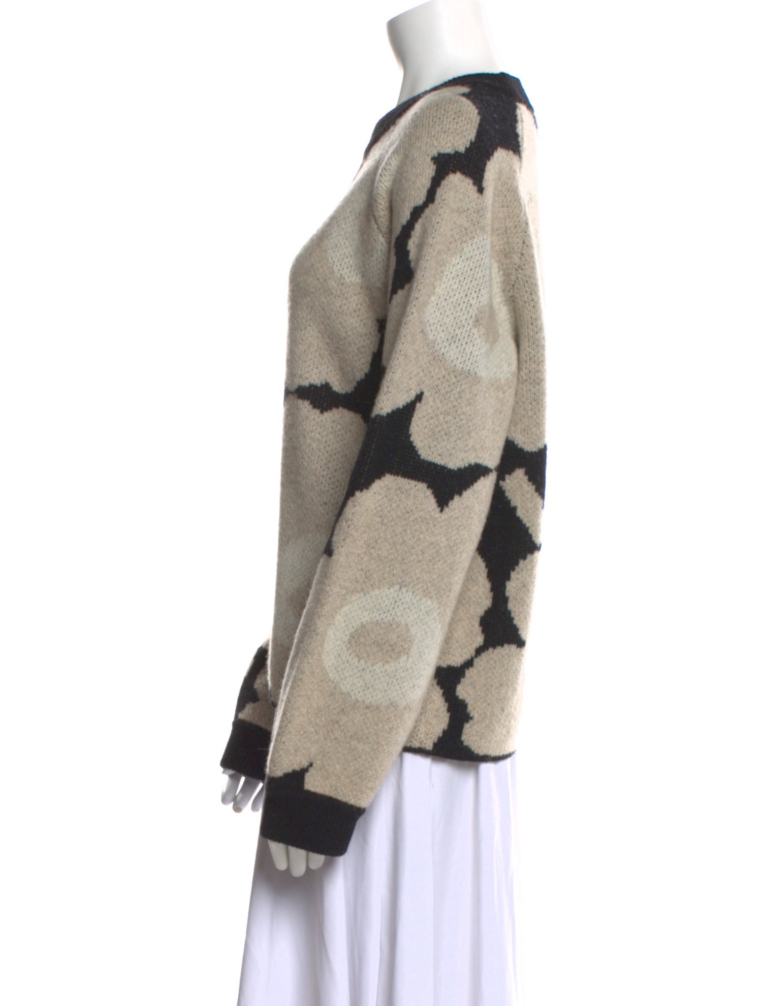 Marimekko Wool Floral Print Sweater