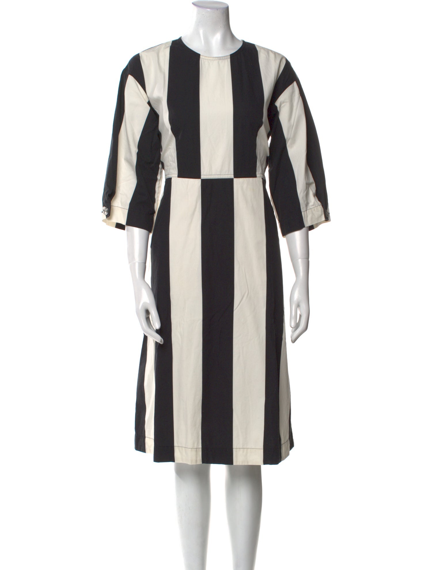 Marimekko Striped Midi Length Dress