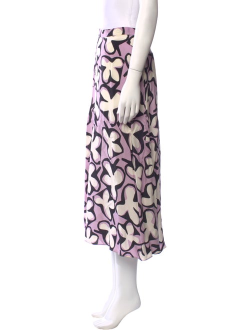 Marimekko Floral Print Midi Length Skirt