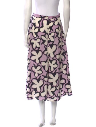 Marimekko Floral Print Midi Length Skirt