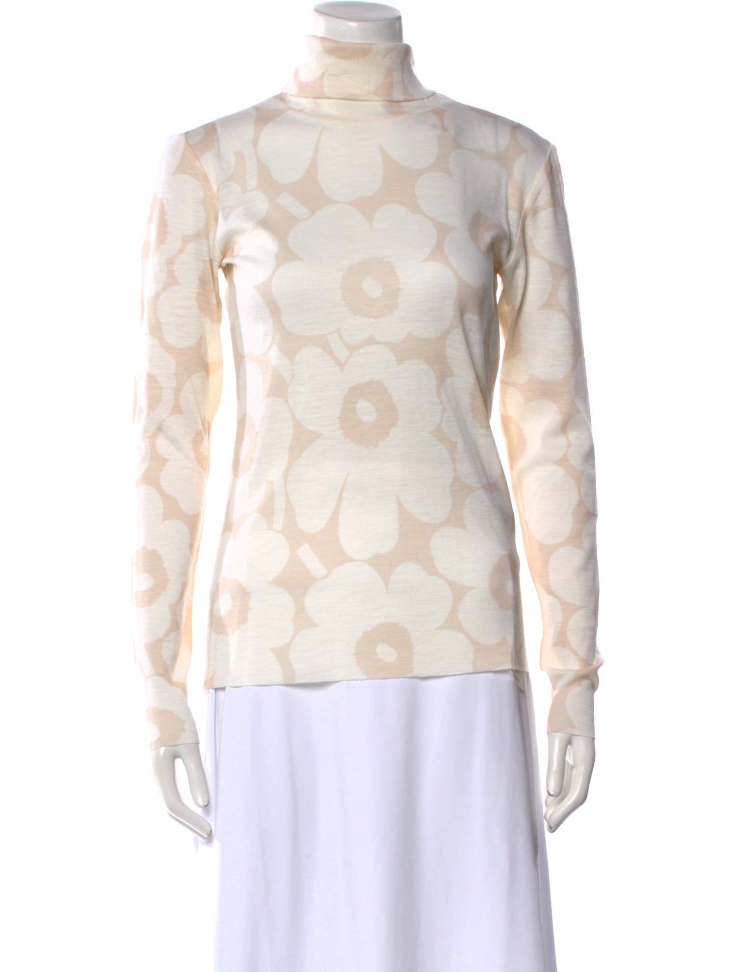 Marimekko Wool Floral Print Sweater