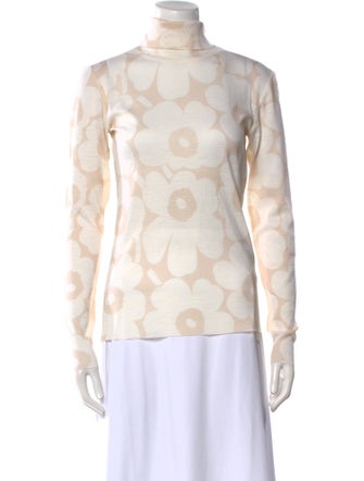 Marimekko Wool Floral Print Sweater