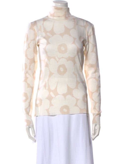 Marimekko Wool Floral Print Sweater
