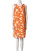 Marimekko Floral Print Knee-Length Dress