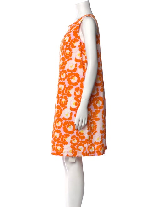Marimekko Floral Print Knee-Length Dress