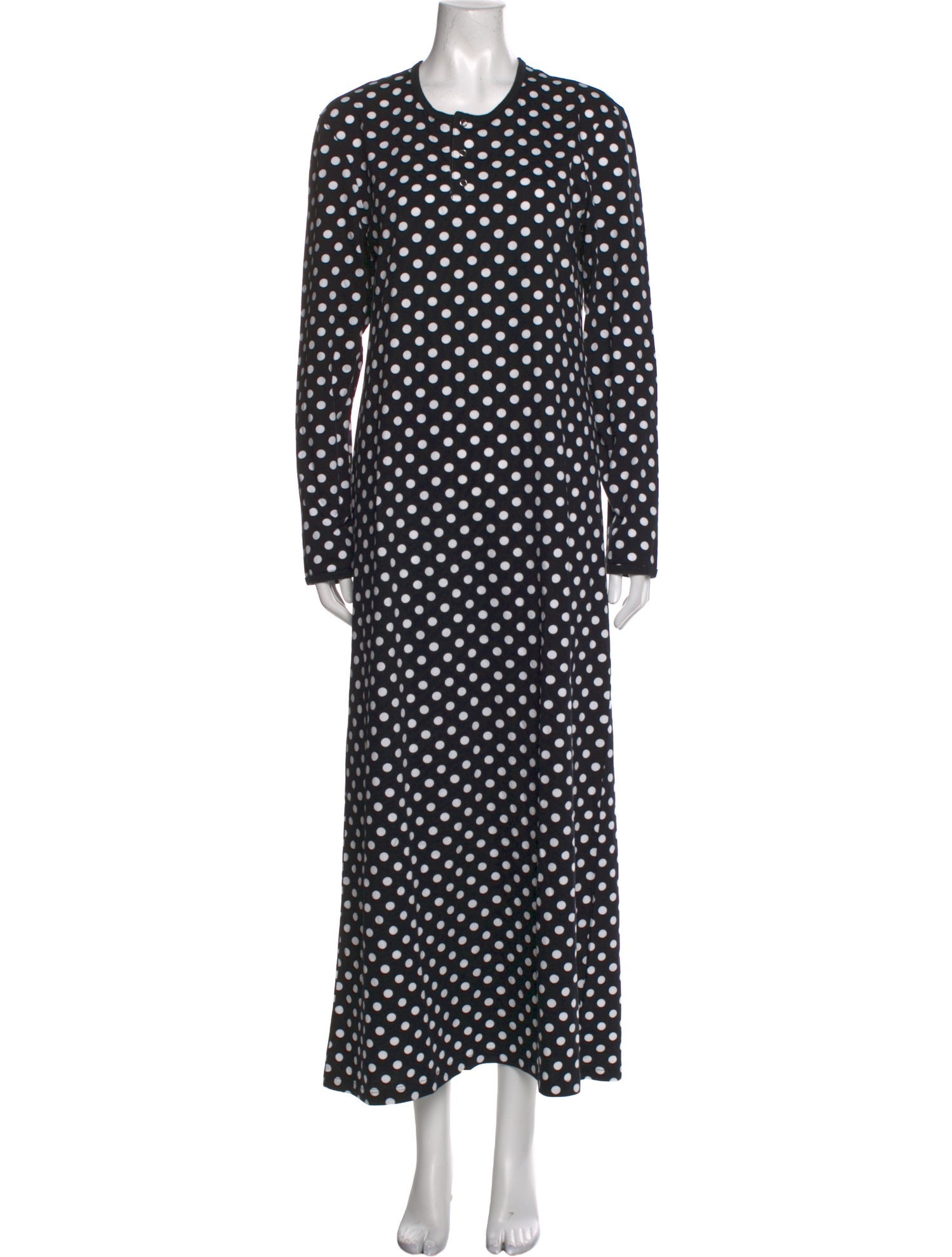 Marimekko Polka Dot Print Long Dress w/ Tags