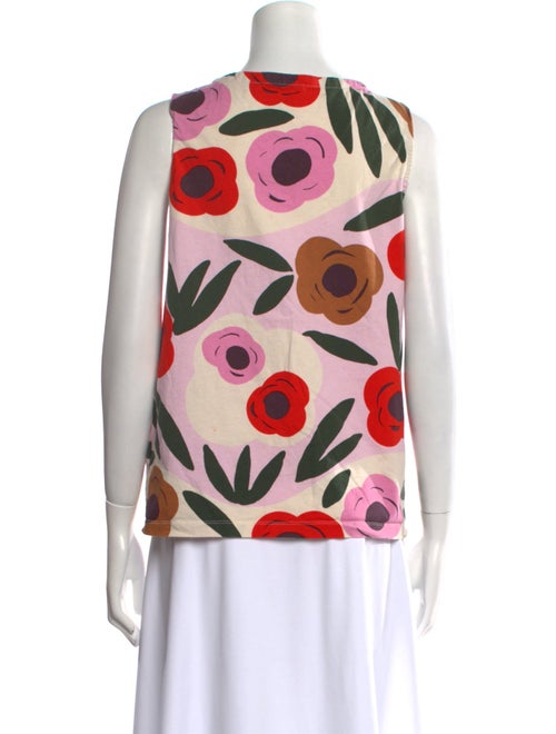 Marimekko Printed Bateau Neckline Blouse