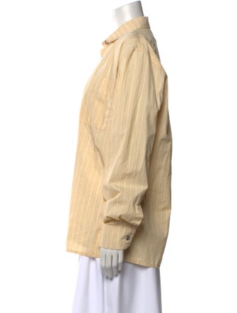 Marimekko Long Sleeve Button-Up Top