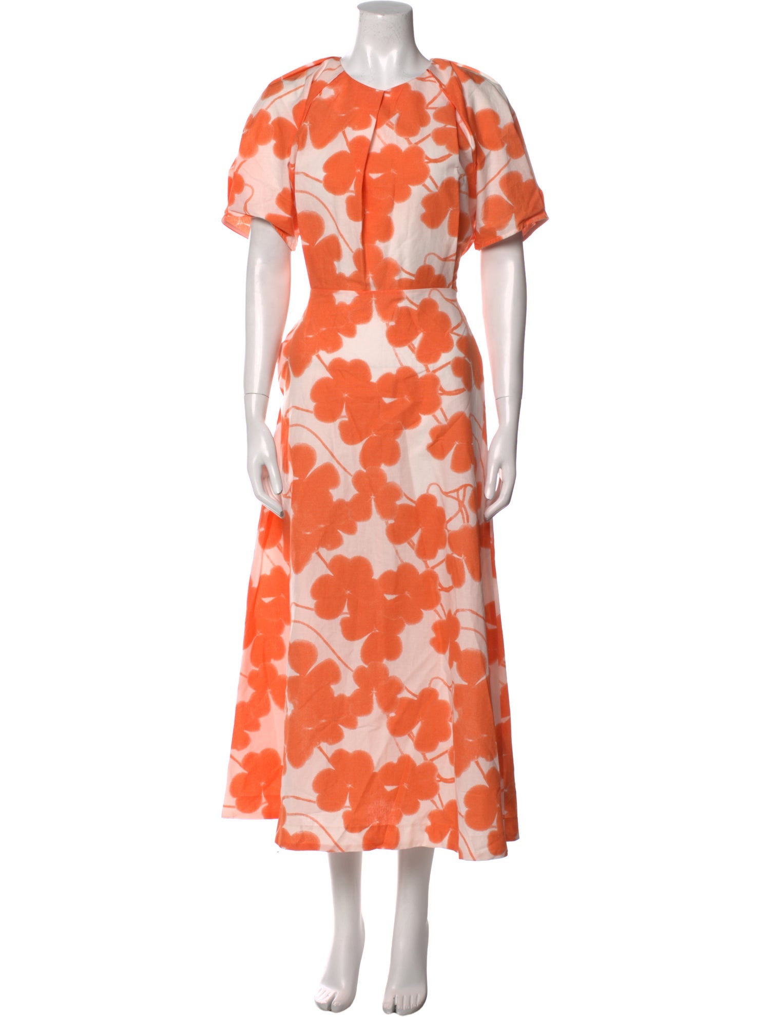 Marimekko Floral Print Long Dress w/ Tags