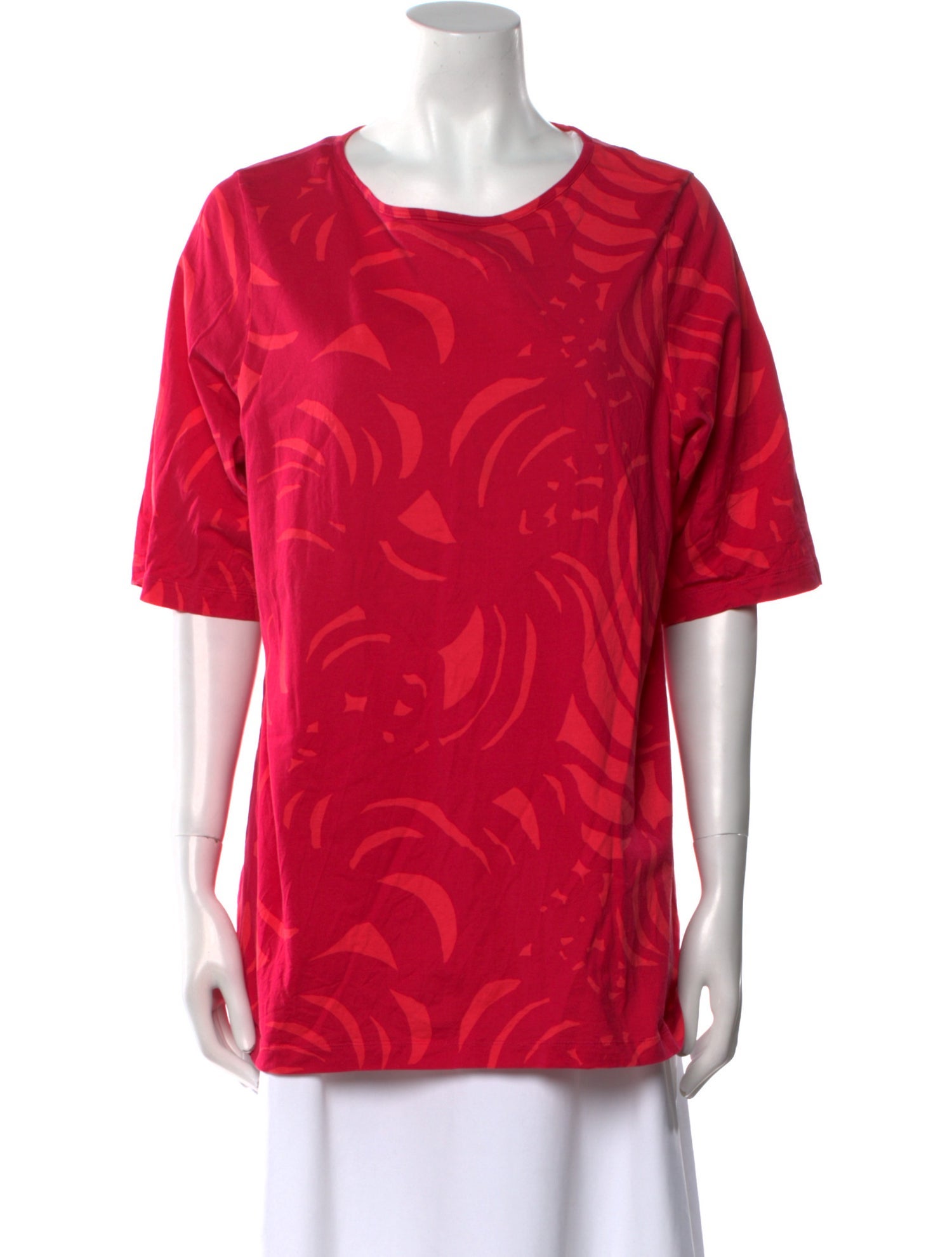 Marimekko Printed Bateau Neckline T-Shirt