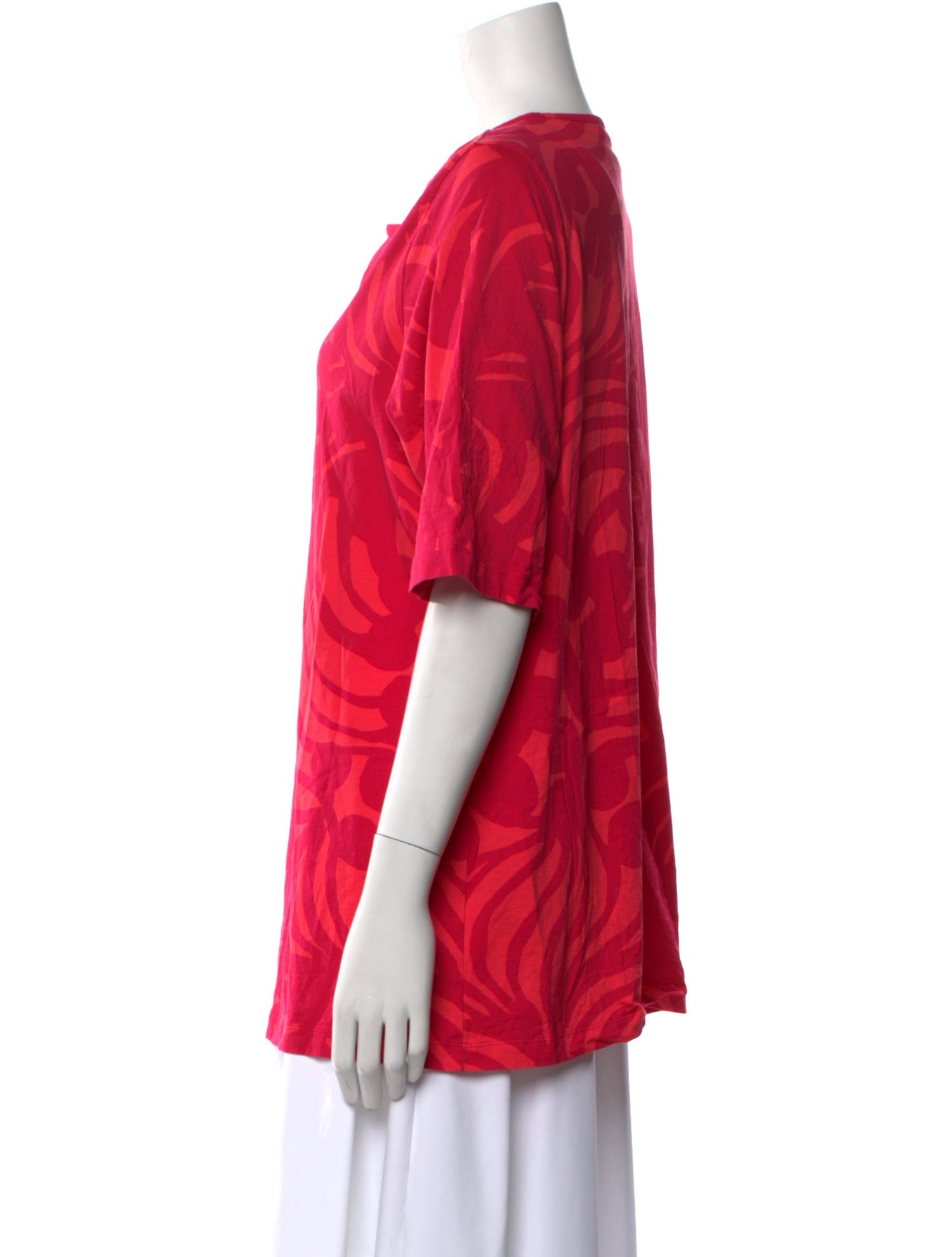 Marimekko Printed Bateau Neckline T-Shirt