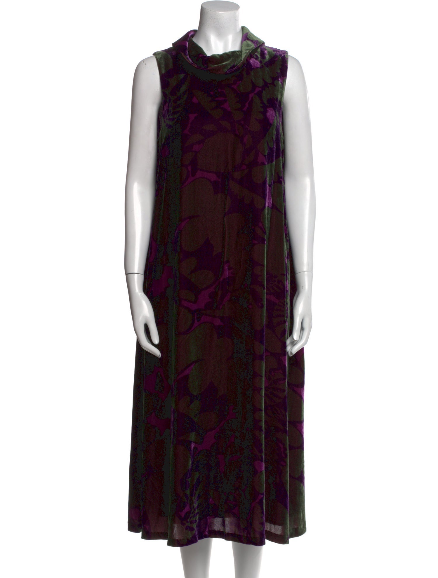 Marimekko Floral Print Midi Length Dress