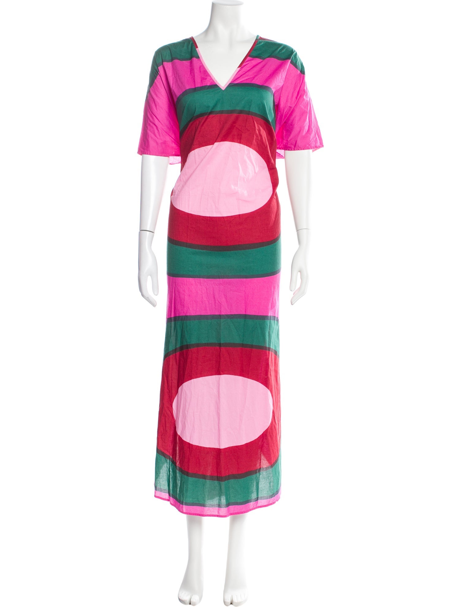 Marimekko Striped Midi Length Dress