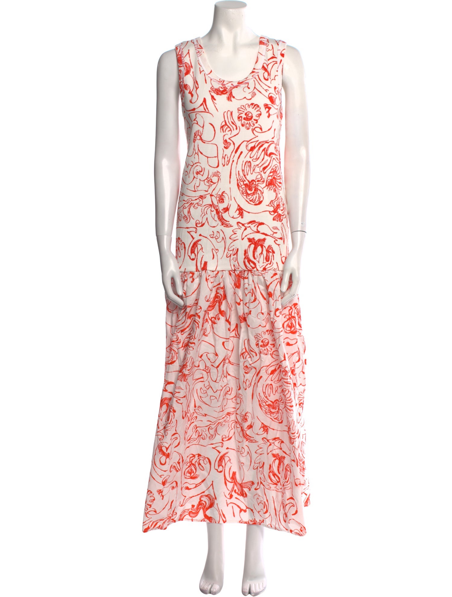 Marimekko Printed Long Dress w/ Tags