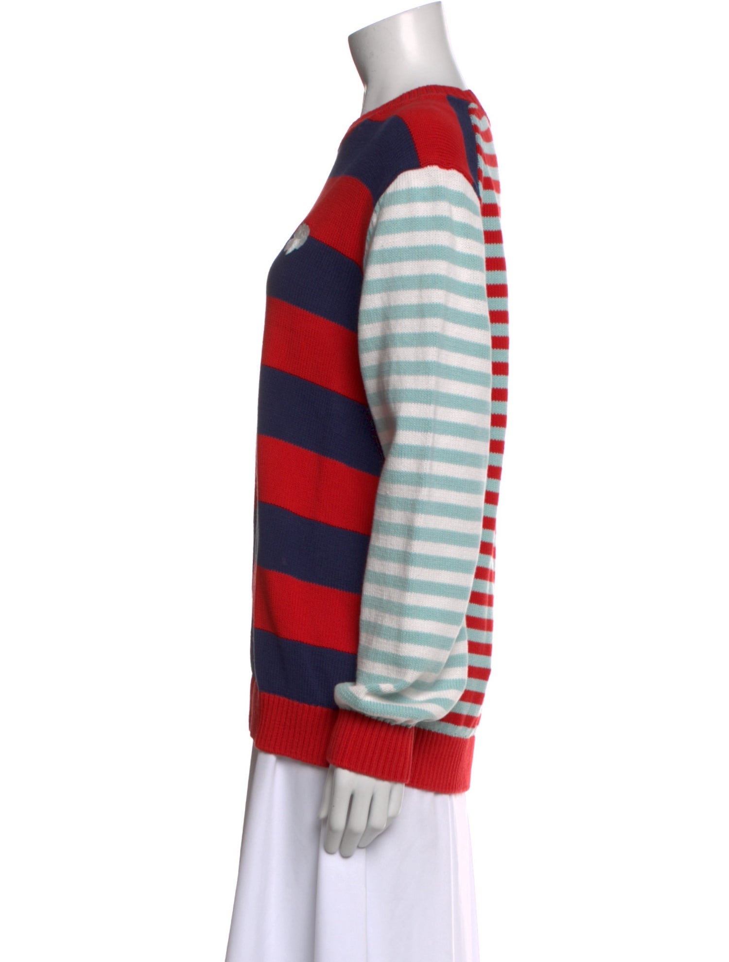 Marimekko Striped Crew Neck Sweatshirt