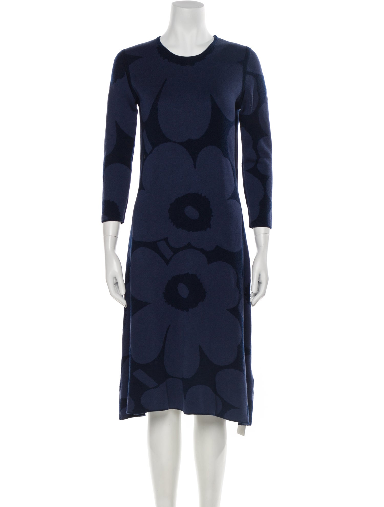Marimekko Polka Dot Print Midi Length Dress
