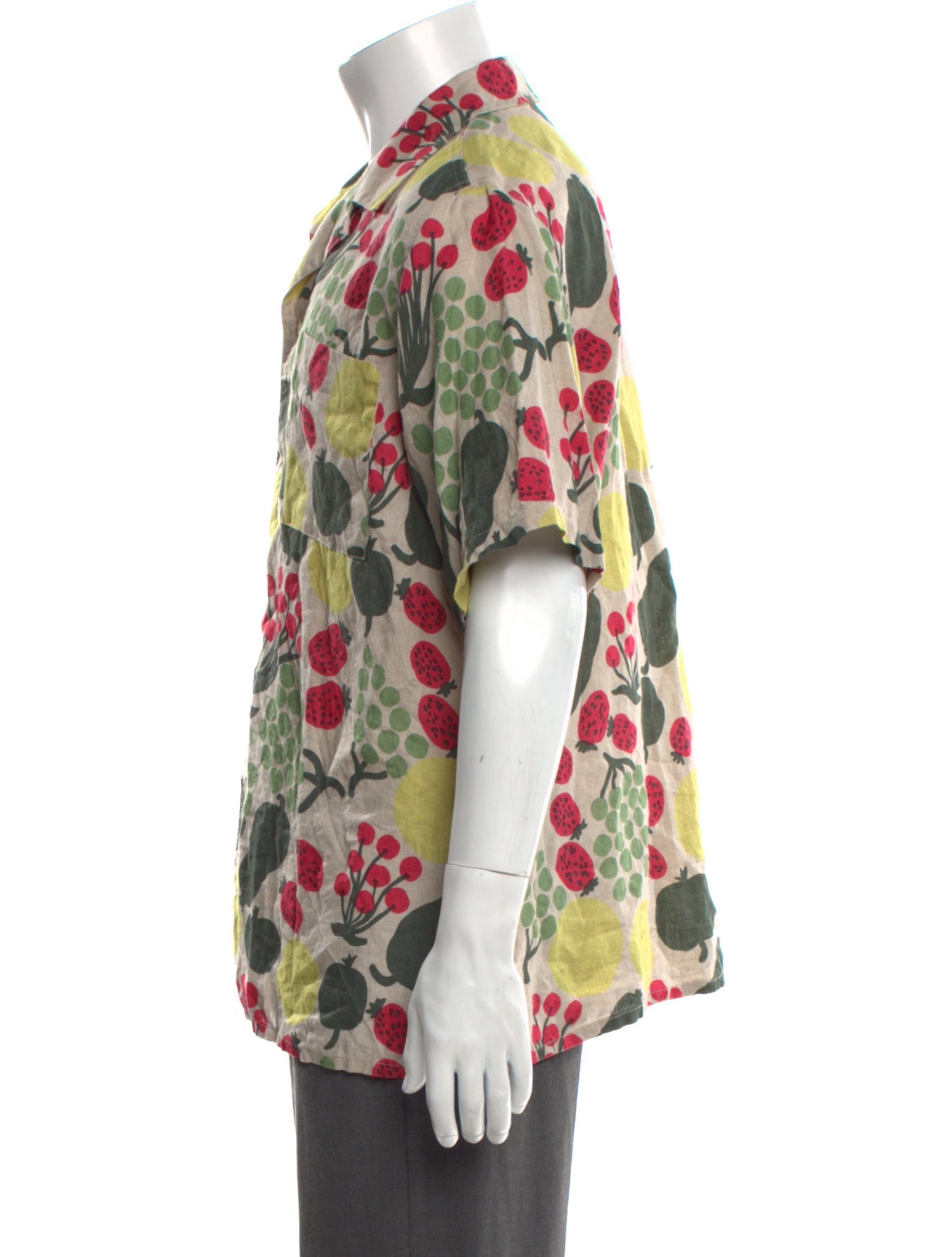 Marimekko Linen Floral Print Shirt