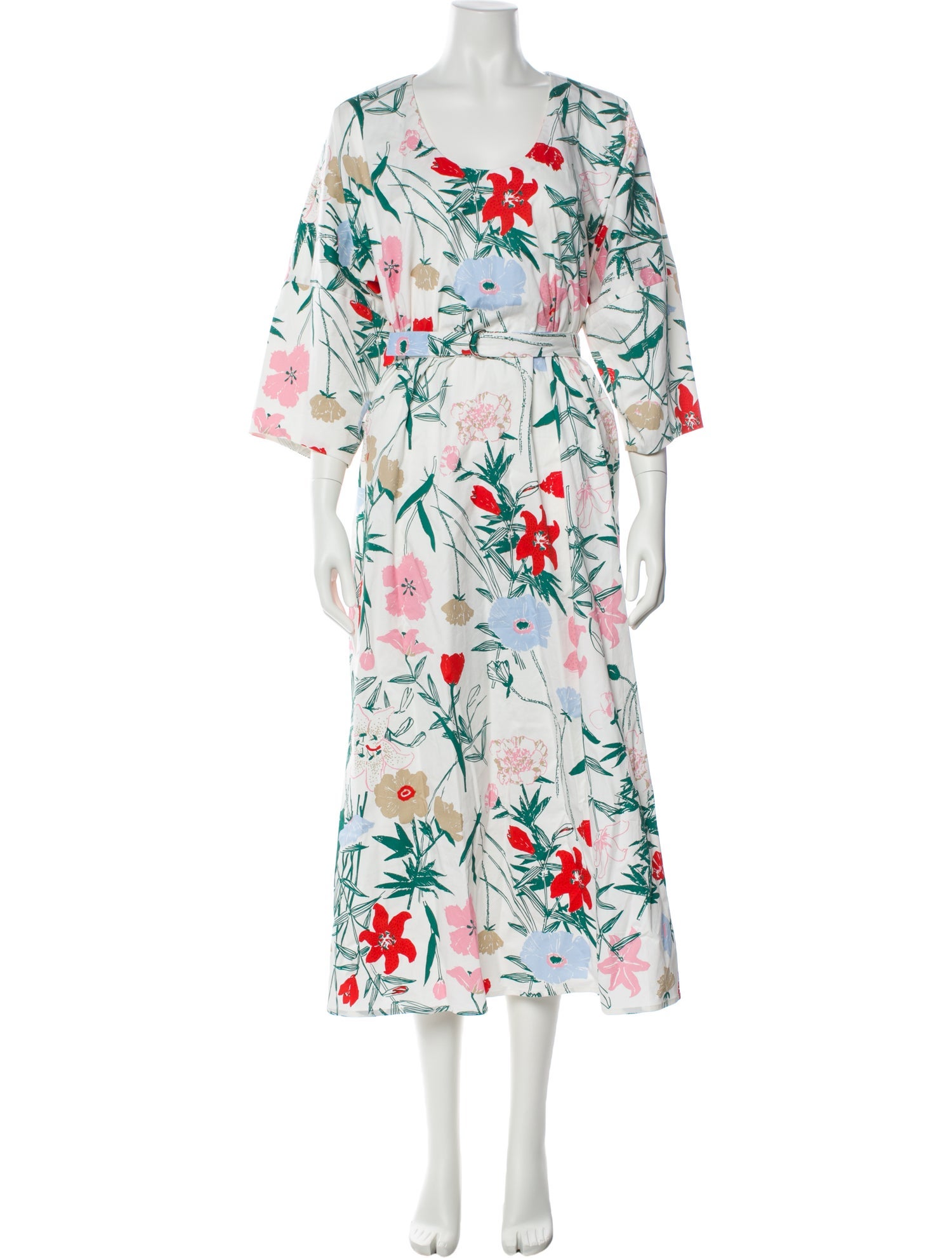 Marimekko Floral Print Long Dress