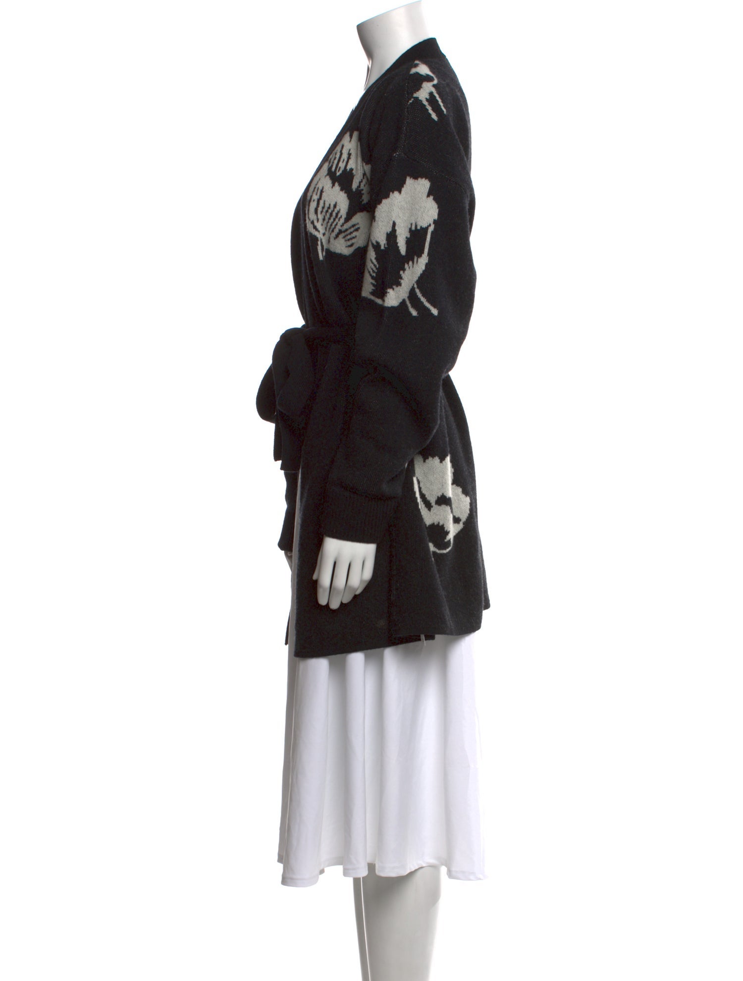 Marimekko Wool Open Front Sweater