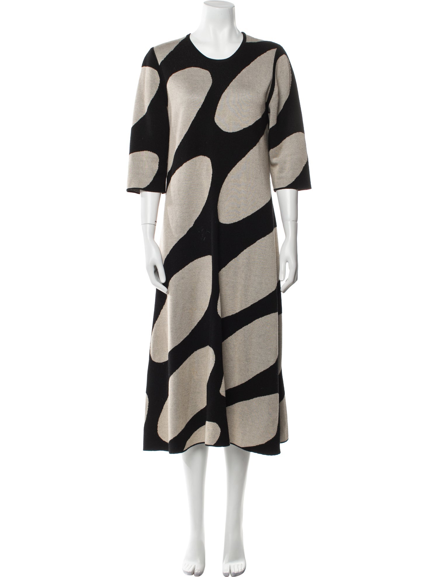 Marimekko Wool Midi Length Dress