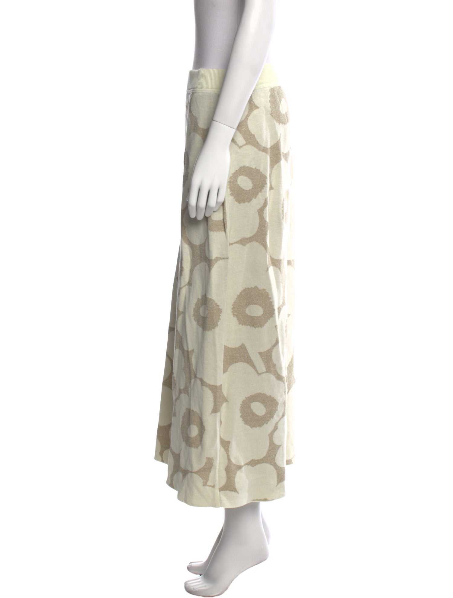 Marimekko Floral Print Midi Length Skirt