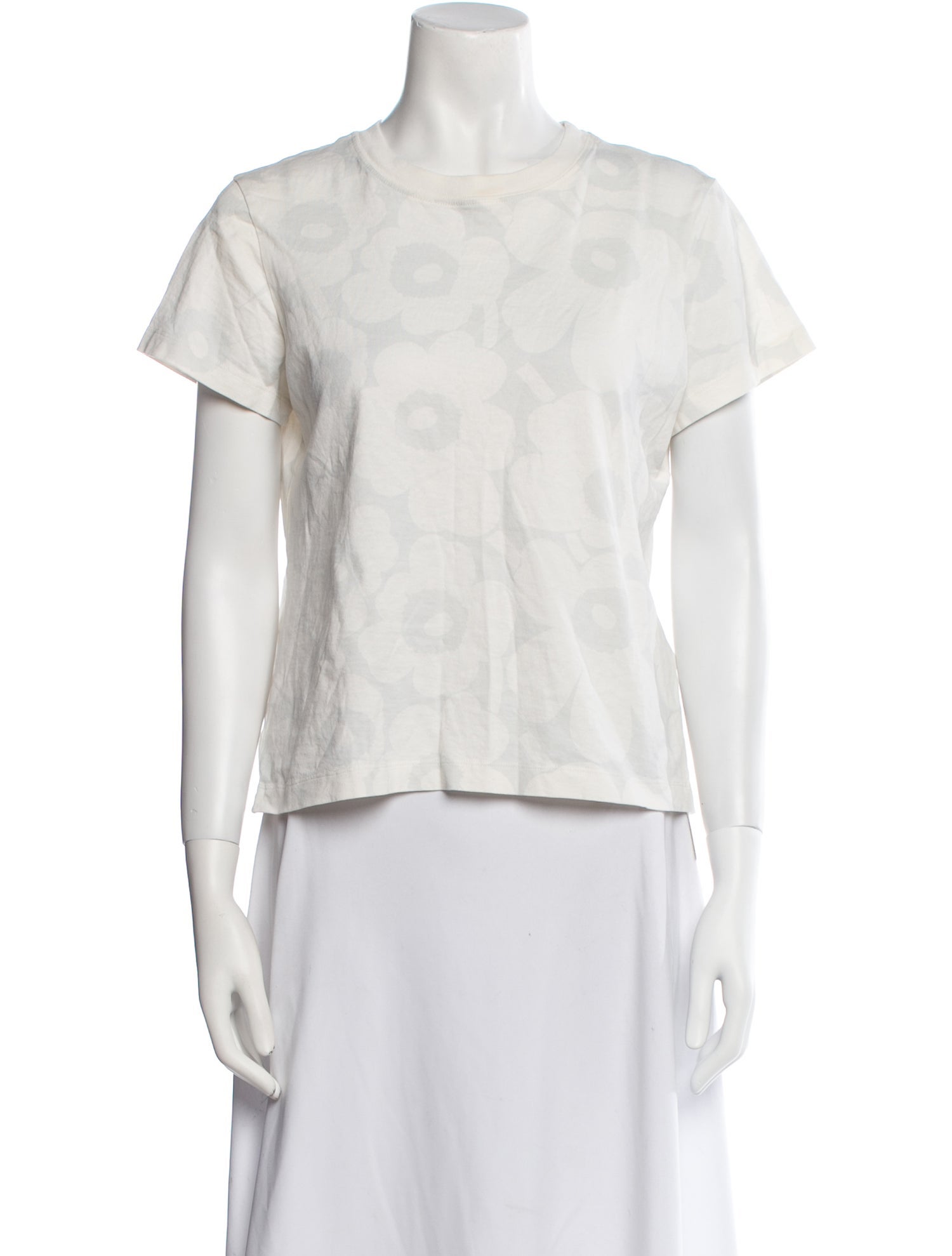 Marimekko Crew Neck Short Sleeve Blouse