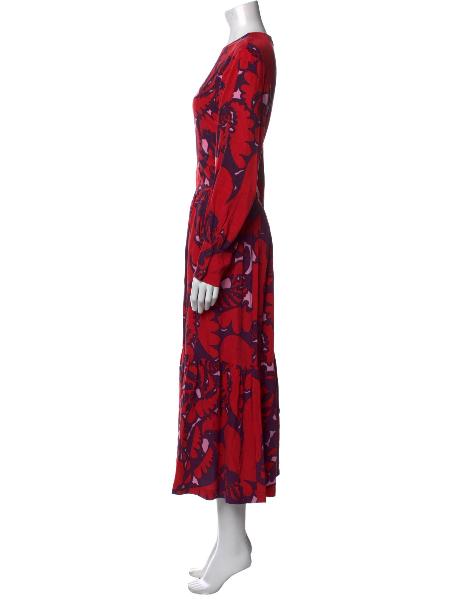 Marimekko Floral Print Long Dress