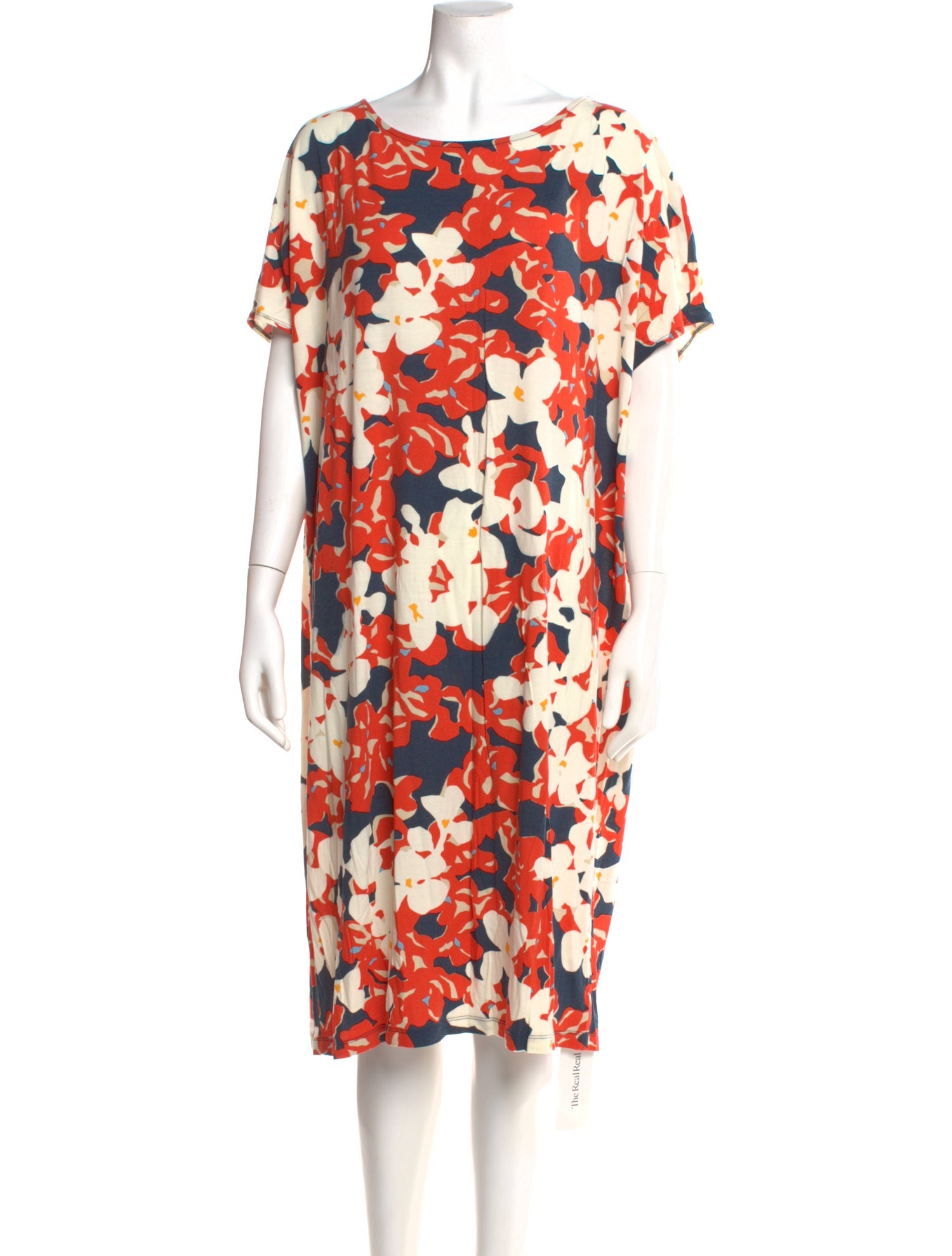 Marimekko Floral Print Knee-Length Dress