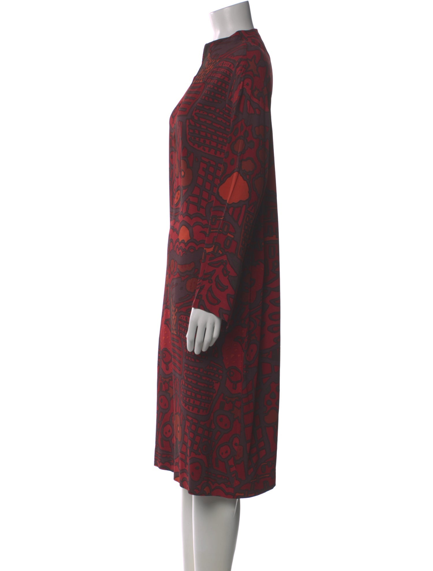 Marimekko Printed Midi Length Dress