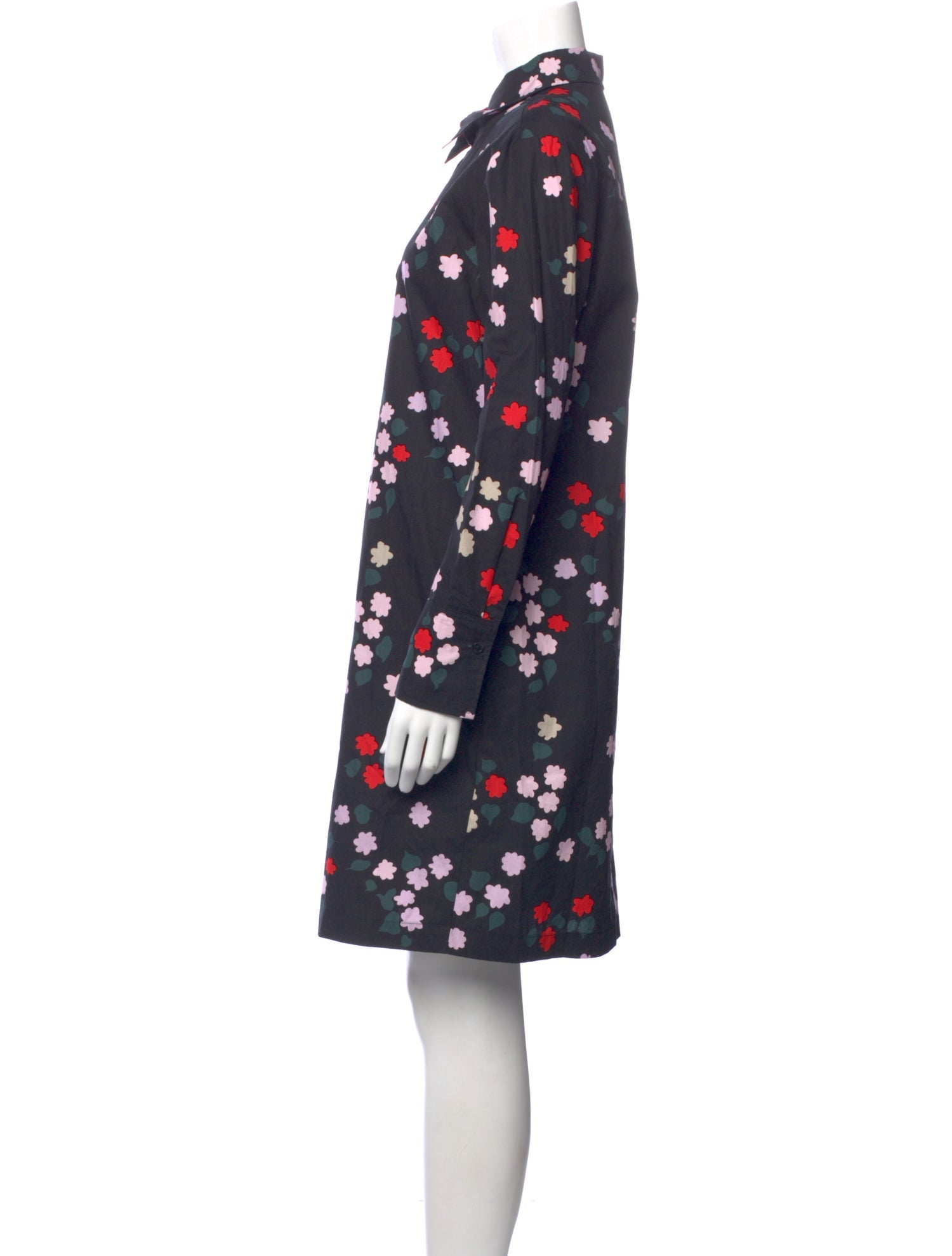 Marimekko Floral Print Knee-Length Dress
