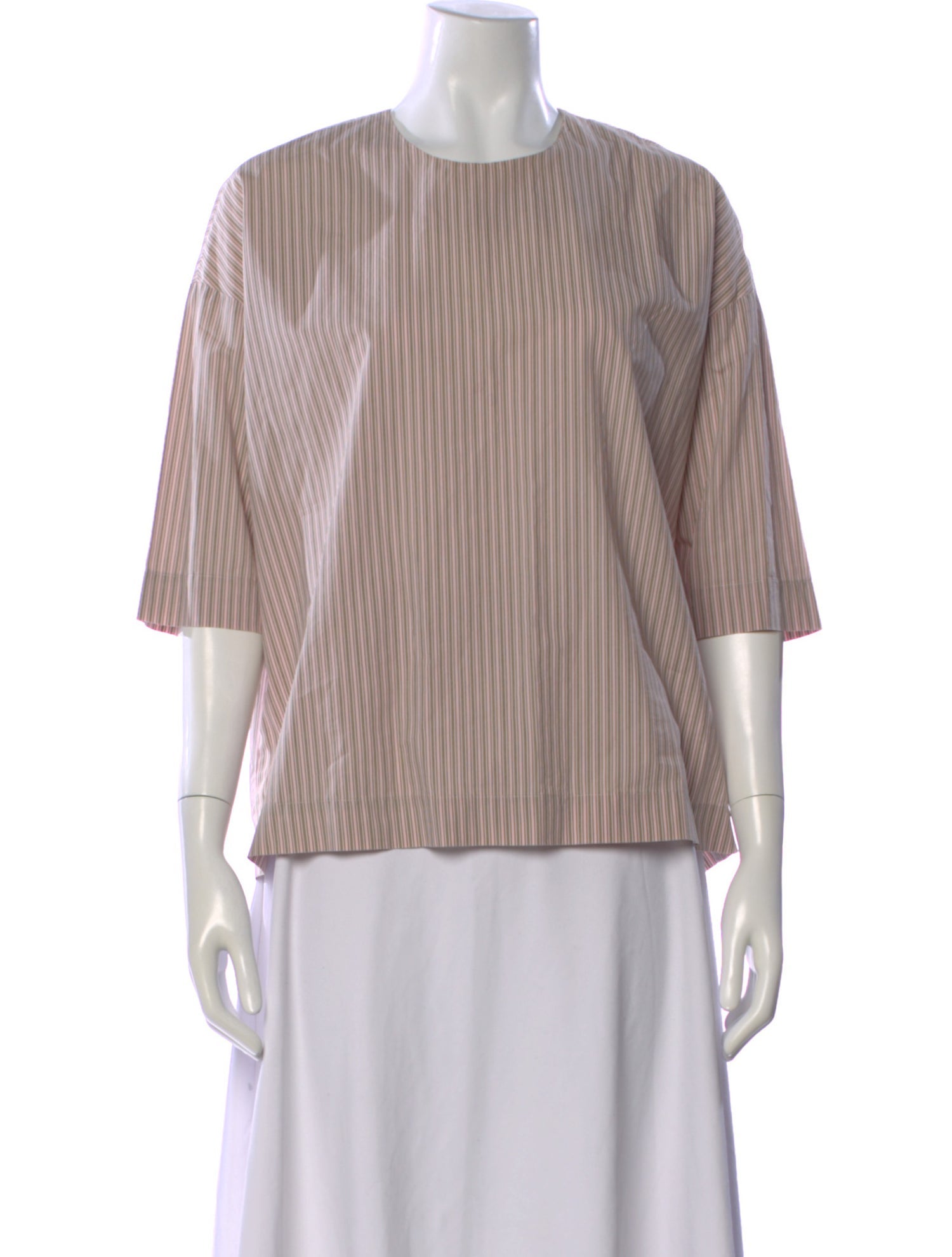 Marimekko Striped Crew Neck Top