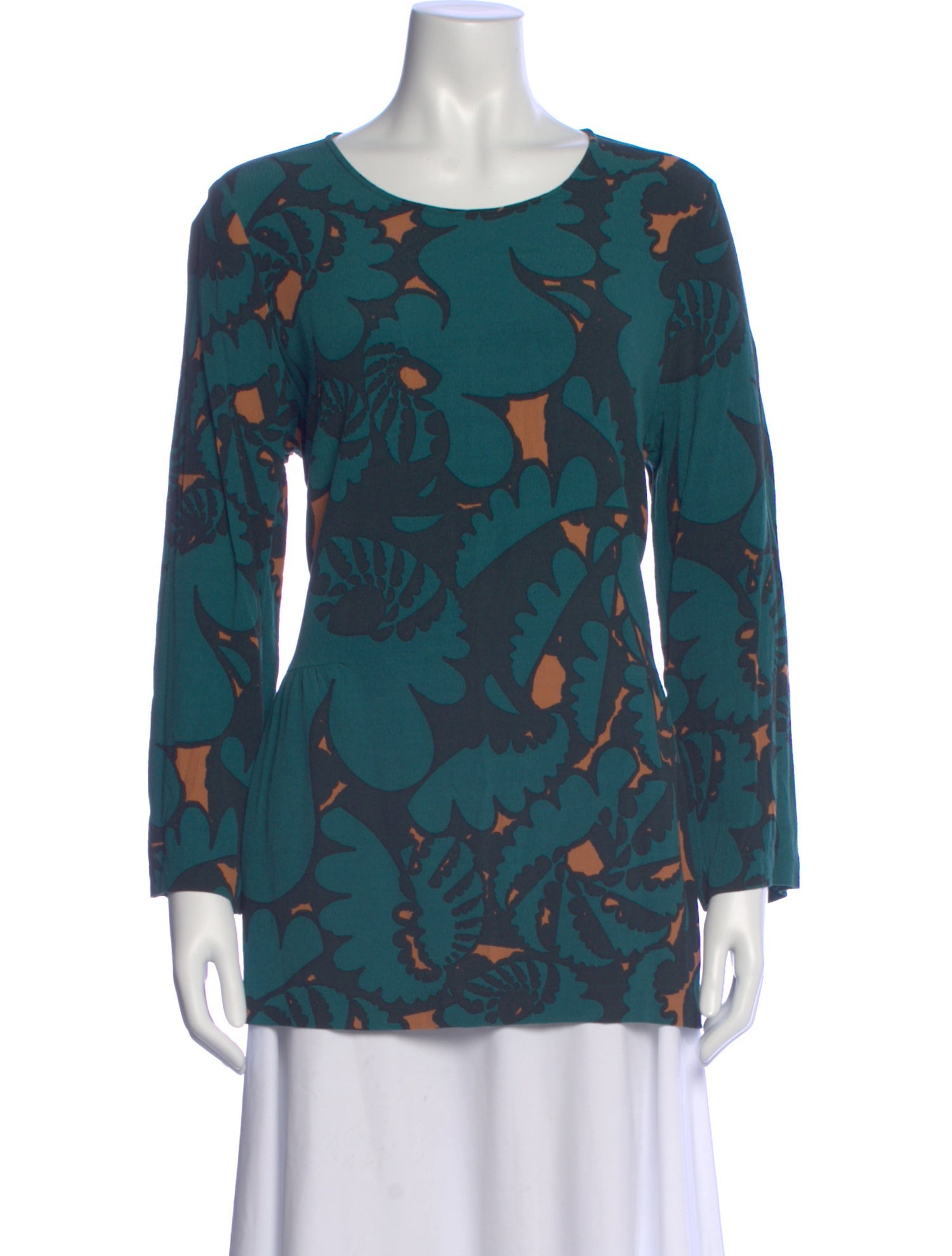 Marimekko Printed Crew Neck Top