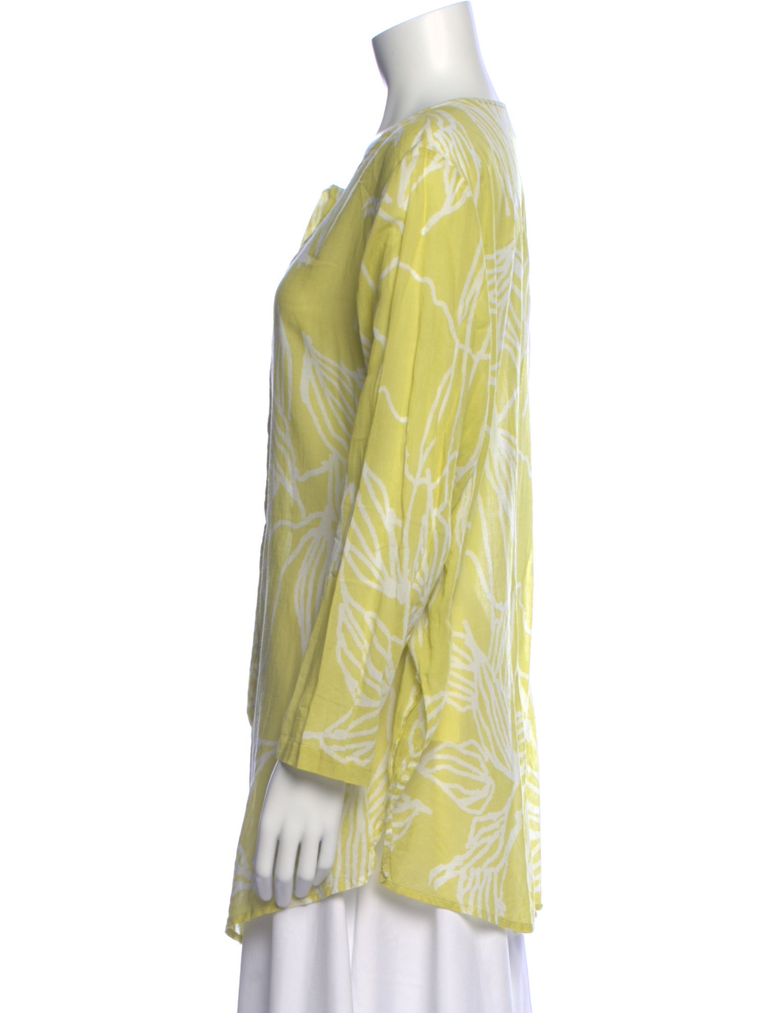 Marimekko Floral Print Long Sleeve Tunic
