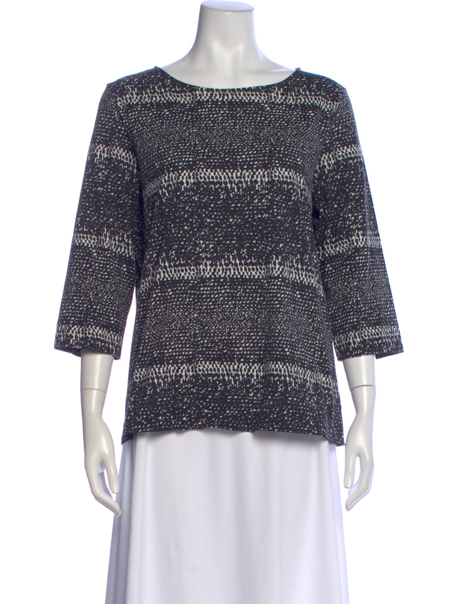 Marimekko Printed Crew Neck Top