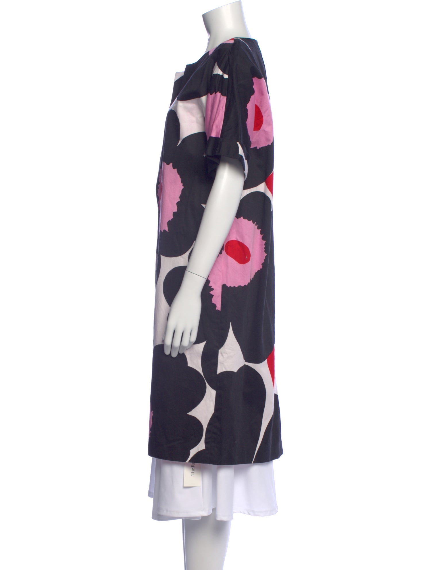 Marimekko Floral Print V-Neck Sweater