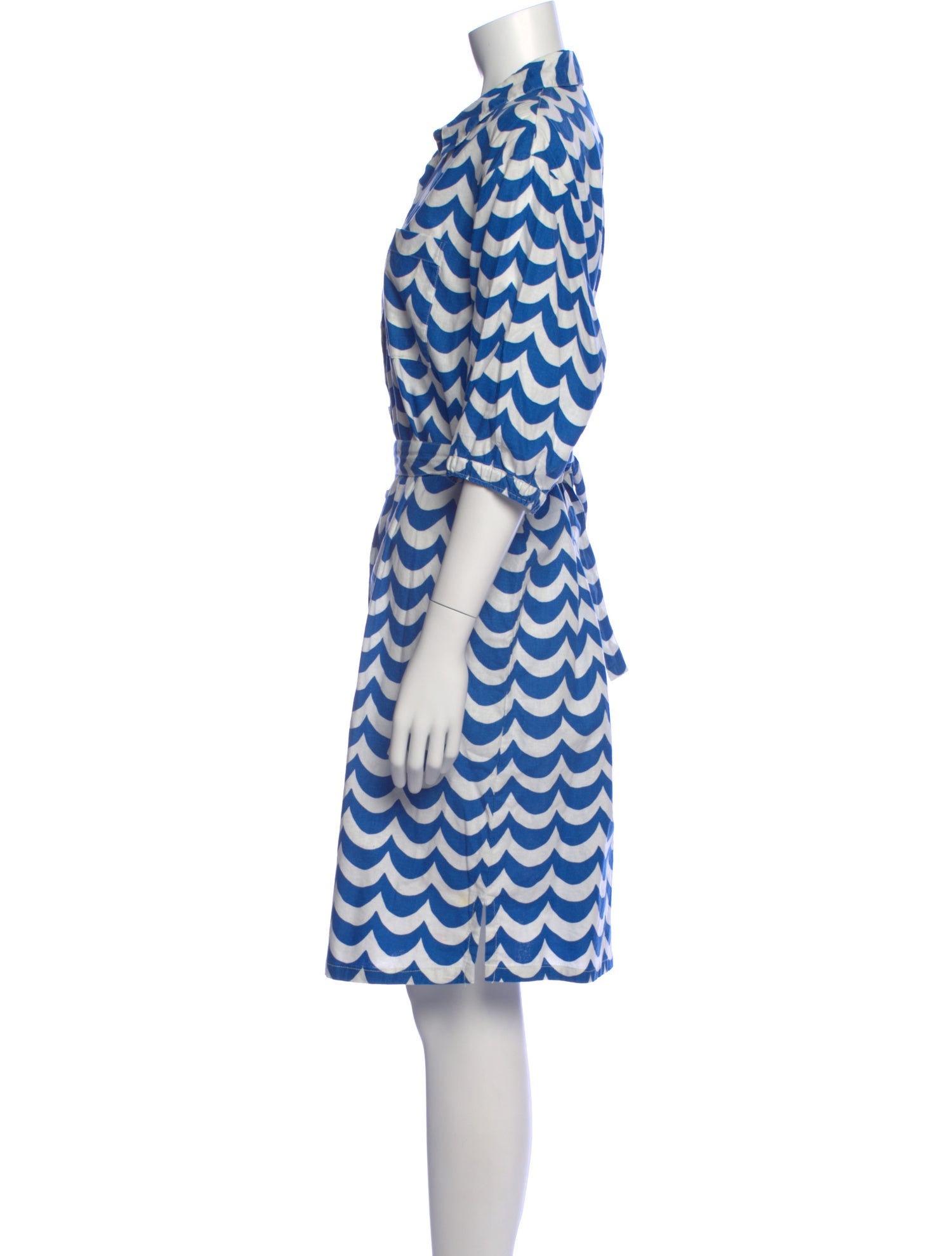 Marimekko Striped Knee-Length Dress