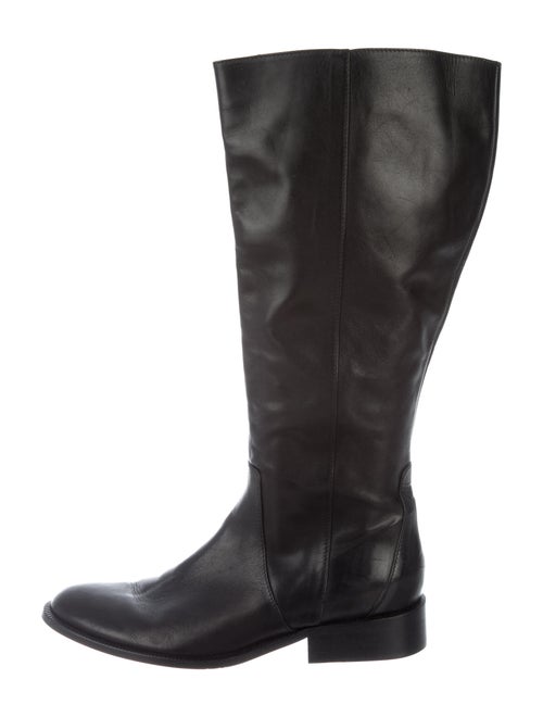 Marina Rinaldi Leather Riding Boots Black