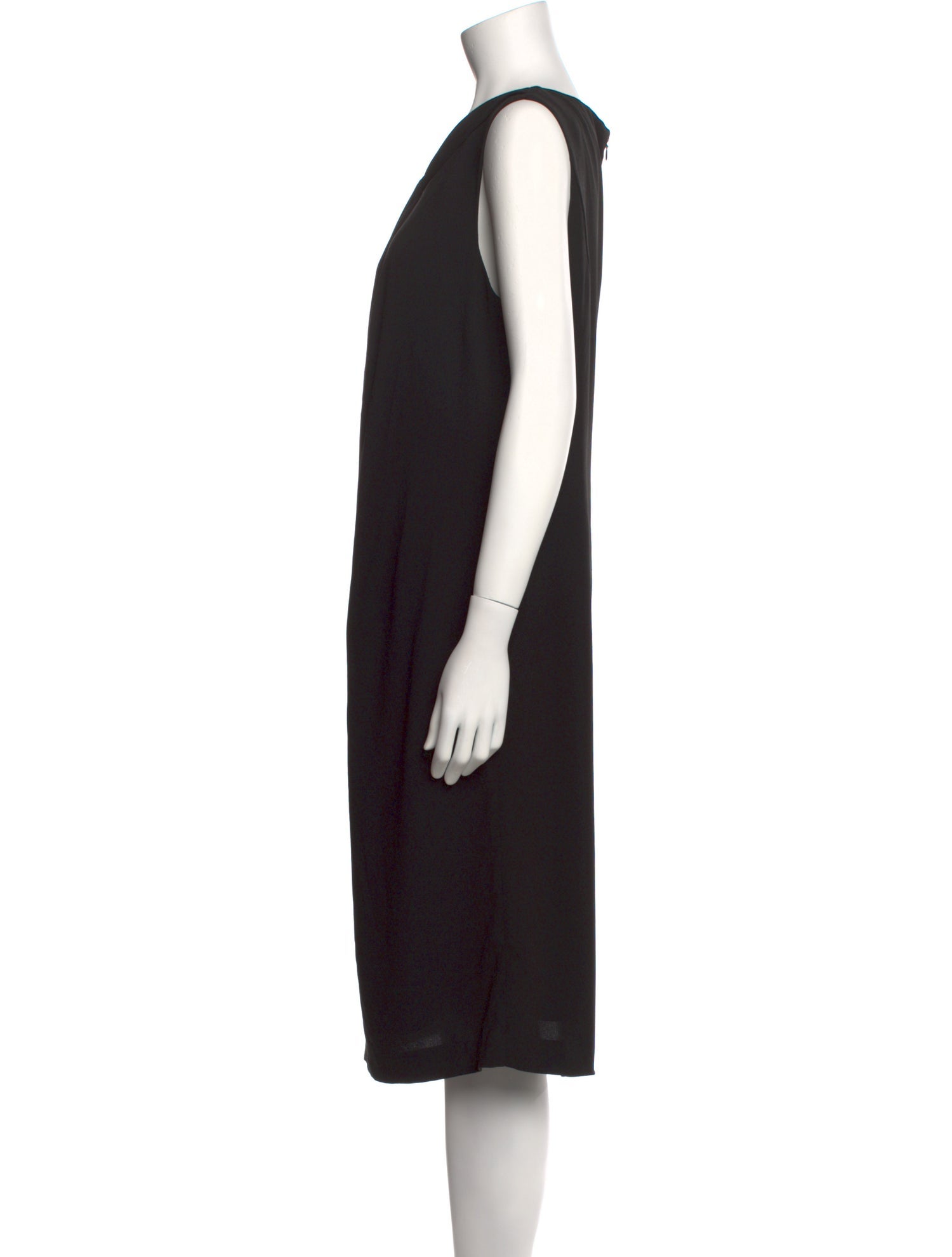 Marina Rinaldi Cowl Neck Knee-Length Dress