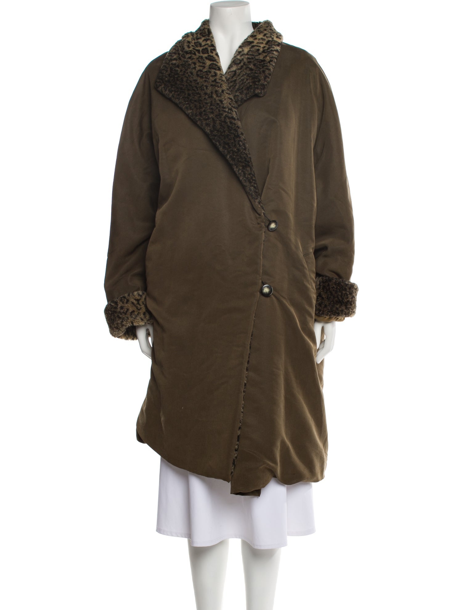 Marina Rinaldi Faux Fur Coat