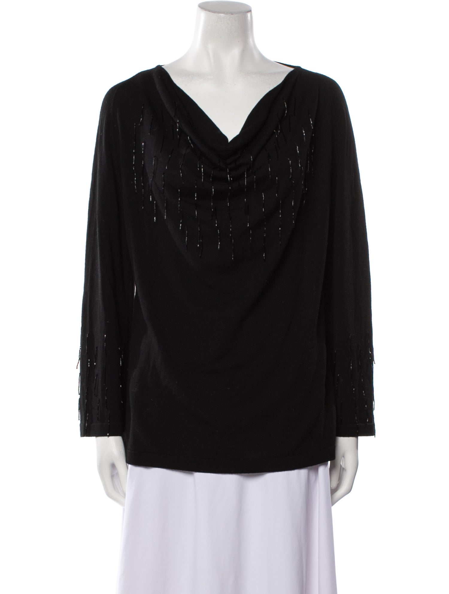 Marina Rinaldi Wool Cowl Neck Sweater