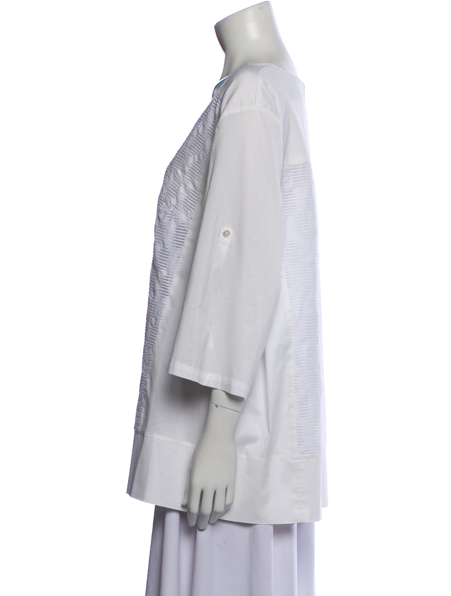 Marina Rinaldi V-Neck Three-Quarter Sleeve Tunic