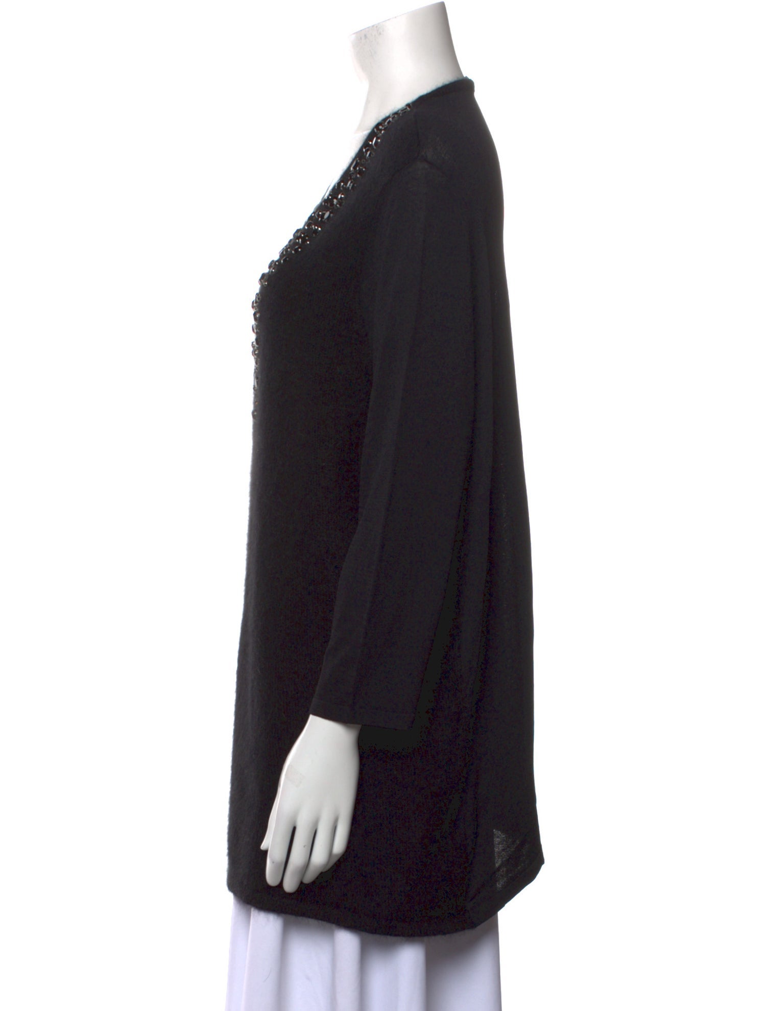 Marina Rinaldi Angora Scoop Neck Sweater